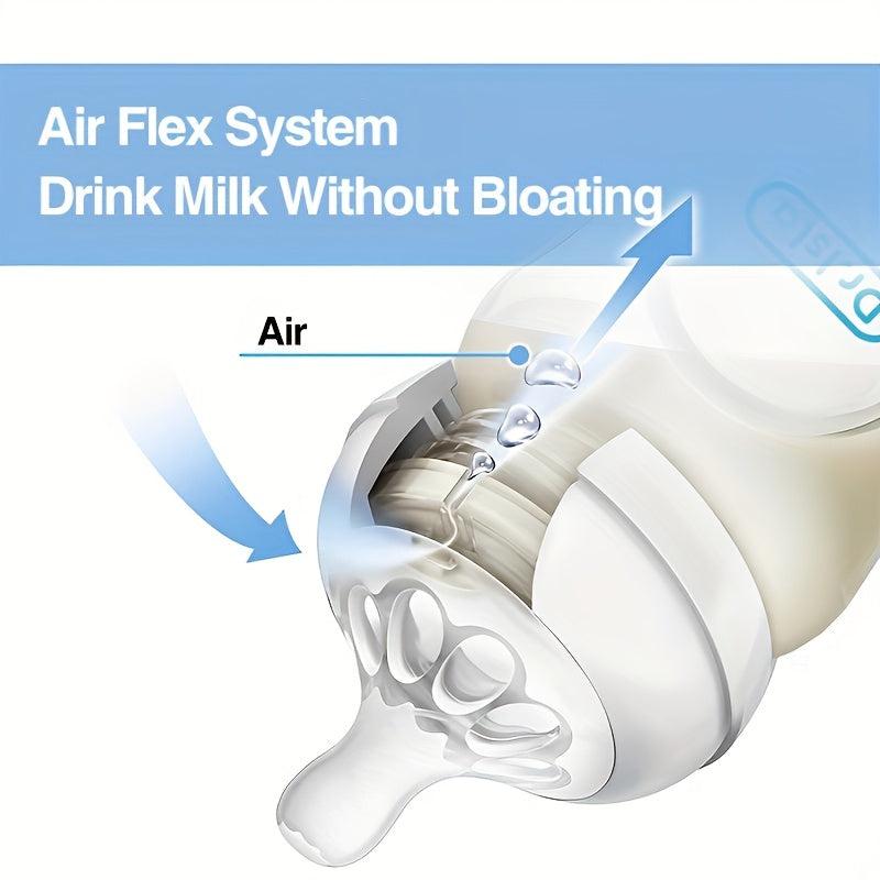 Soft Silicone Newborn Bottle Anti Drop Anti Flatulence Wide Bore