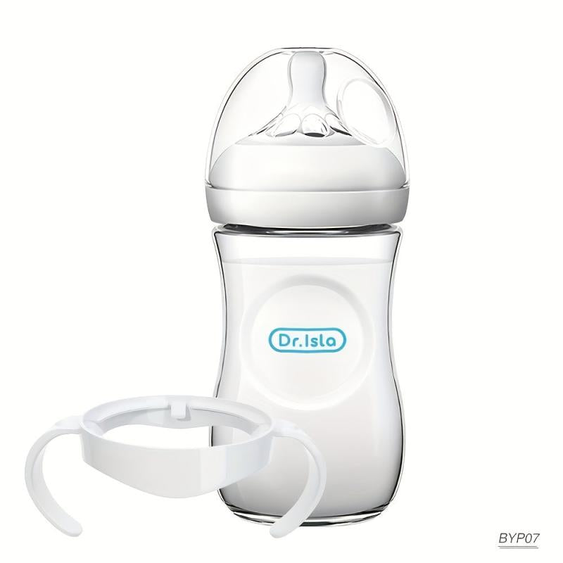 Soft Silicone Newborn Bottle Anti Drop Anti Flatulence Wide Bore