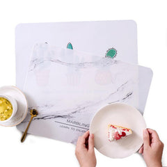 Silicone Waterproof Placemat Table Mat Heat Insulation Durable