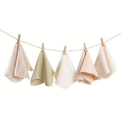 5 Pack Baby Saliva Towels for Burping and Washcloths