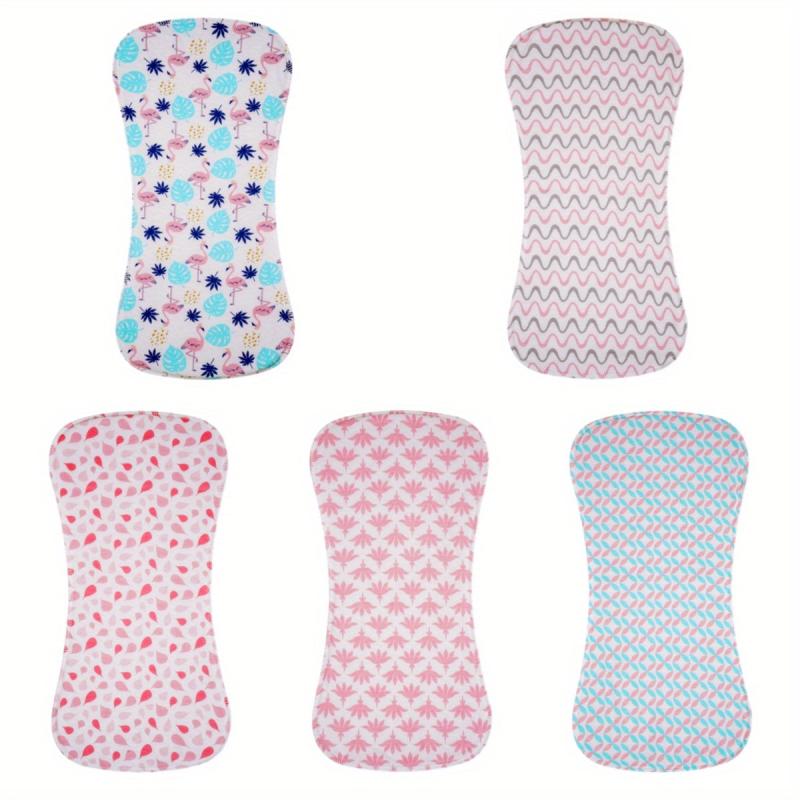 5 Pack Cotton Baby Burp Cloths Extra Absorbent Soft