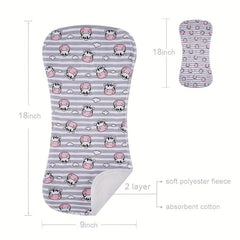 5 Pack Cotton Baby Burp Cloths Extra Absorbent Soft