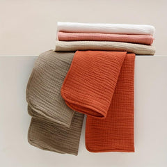 100% Cotton Wrinkled Crepe Gauze Burp Towel