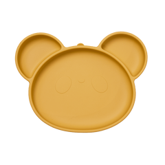 Panda Silicone Children's Feeding Plate with Suction Cup