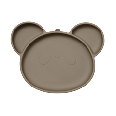 Panda Silicone Children's Feeding Plate with Suction Cup