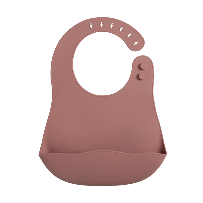 Waterproof Silicone Baby Bibs with Pocket