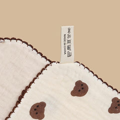 Cartoon Print Baby Burp Cloth All Cotton Handkerchief