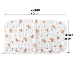 Baby Burp Cloths 100 Large 8cmX25 6 Layer Soft Absorbent 5pcs Pack