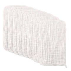 10 Pack Muslin Burp Cloths Baby Burp Rags For Boy Girls Bibs