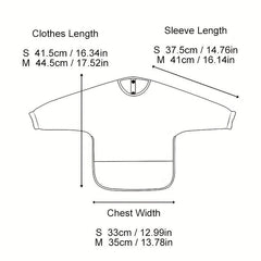 Baby Feeding Bib With Long Sleeves Children Smock Girls Boys Bibs