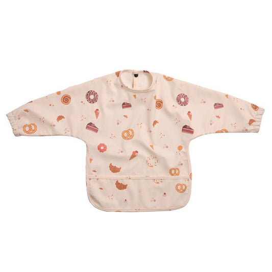 Baby Feeding Bib With Long Sleeves Children Smock Girls Boys Bibs