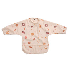 Baby Feeding Bib With Long Sleeves Children Smock Girls Boys Bibs