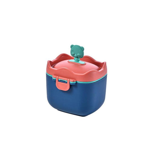 Bear Baby Food Storage Box Portable Infant Milk Powder Dispenser Snacks