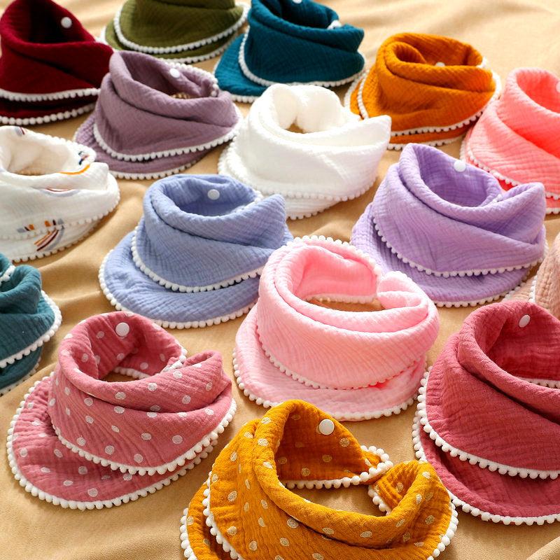 Soft & Cuddly Baby Lace Gauze Burp Cloth - Perfect Handkerchief