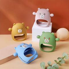 Animal Shape Teether Silicone Baby Teething Toy For 6M Baby Chew Toy