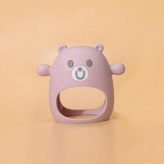 Animal Shape Teether Silicone Baby Teething Toy For 6M Baby Chew Toy