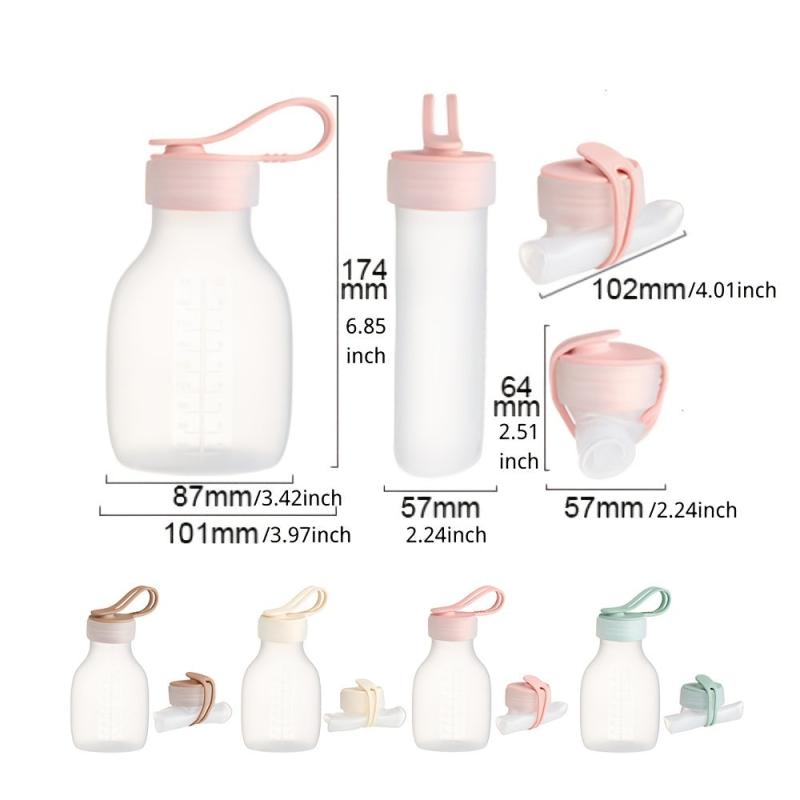 Silicone Milk Storage Bags Reusable Breastmilk Bags Leakproof 8oz 240ml