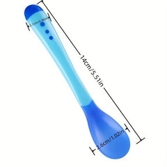 Baby Temperature Sensing Soup Fork Spoon