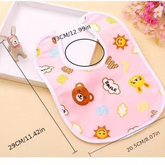 3pcs Waterproof Baby Bib Triangle Newborn Bibs Saliva Towel Baby Feeding Bib