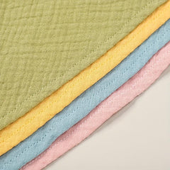 Baby Dark Green Triangle Cotton Cloth Mouth Towel Feeding Bib