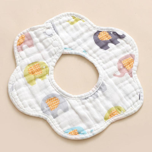 3pcs Baby Feeding Bibs Random Style 8-layer Bibs