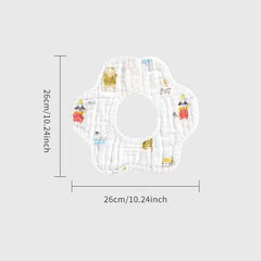 3pcs Baby Feeding Bibs Random Style 8-layer Bibs