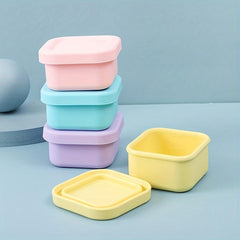 1pc Sealed Silicone Lunch Box for Office Workers, Microwaveable Bento Box