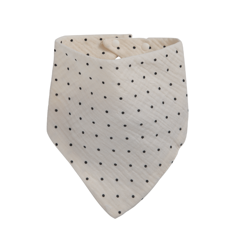 Floral Print Cotton Triangle Bib For Boys Girls