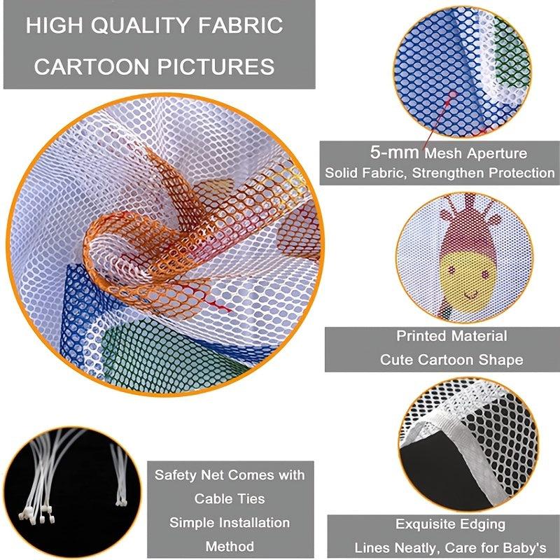 Baby Railing Net Stair Safety Net Banister Mesh Guard Child Proof Balcony Net