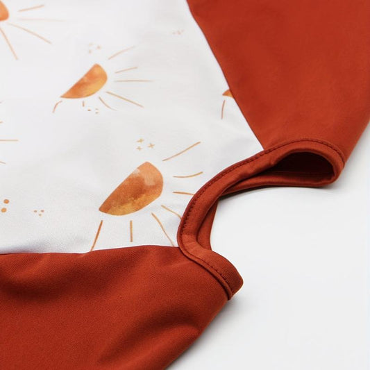 Sun Print Waterproof Baby Bib Smock