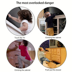 Baby Safety Furniture Anti tip Strap Prevention Device For Kids