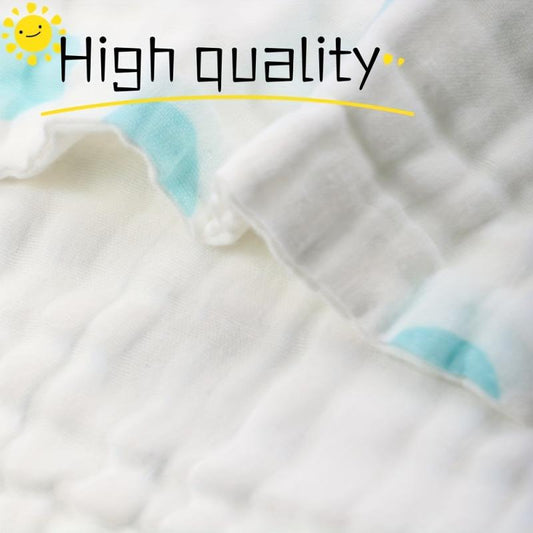 Muslin Burp Cloths 100% Cotton Baby Bibs 6 Layers 20''x10'' Hand Washcloths