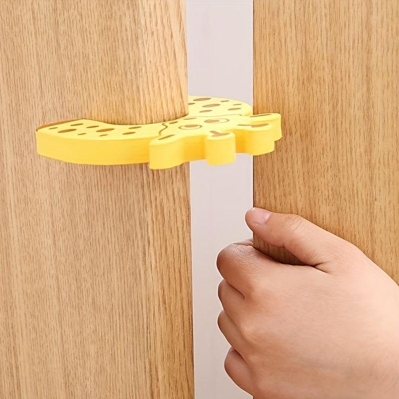 5pcs Cartoon Anti-pinch Door Stop Safety Child Collision Prevention