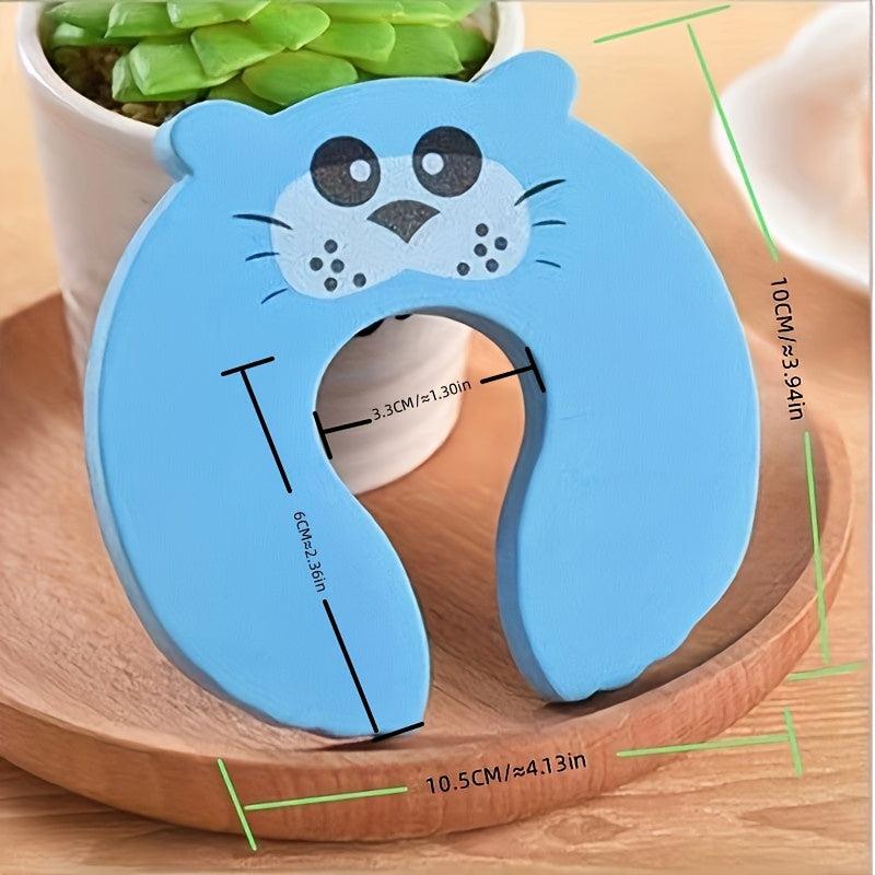 5pcs Cartoon Anti-pinch Door Stop Safety Child Collision Prevention