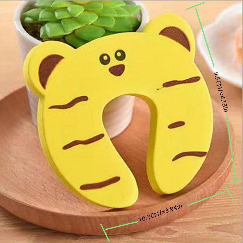5pcs Cartoon Anti-pinch Door Stop Safety Child Collision Prevention
