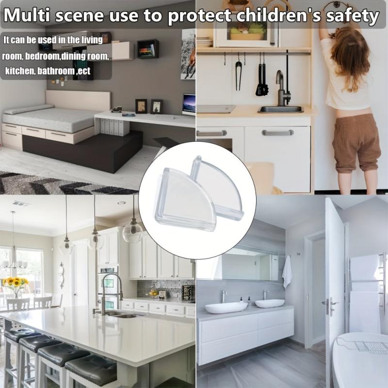 10pcs Soft Silicon Corner Protector Guards Baby Safety Protection Edge Guards