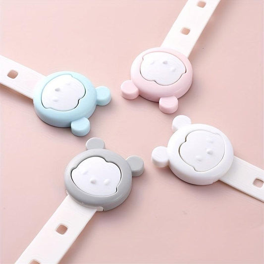 3pcs Adjustable Drawer Safety Locks for Kids & Fridge Protection