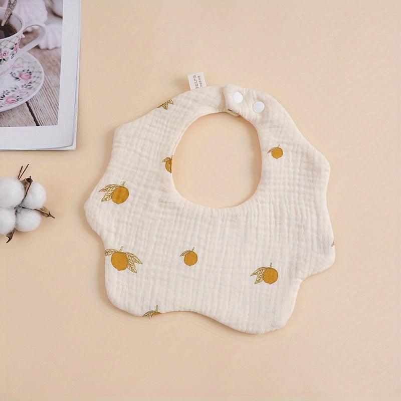 Six Layer Gauze Baby Bib 360 Rotatable Towel