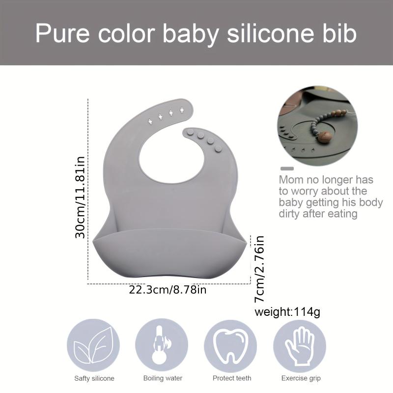 3D Silicone Bib For Babies Waterproof