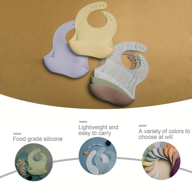 3D Silicone Bib For Babies Waterproof
