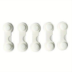 5 Pack Adjustable Drawer Locks - Child Safety Locks for Baby Proofing