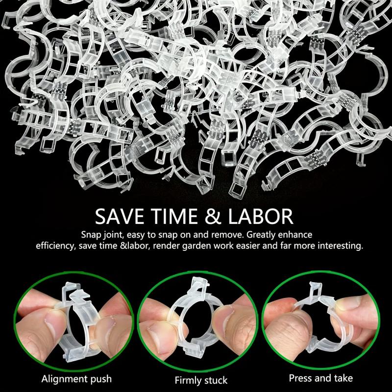 100/200pcs Garden Clips for Healthy Plants