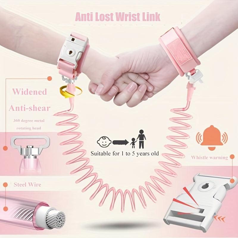 Toddler Harness Leash with Safety Key Lock Wristband