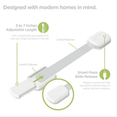 4pcs Baby & Children Locks Secure Drawer Refrigerator Cabinet