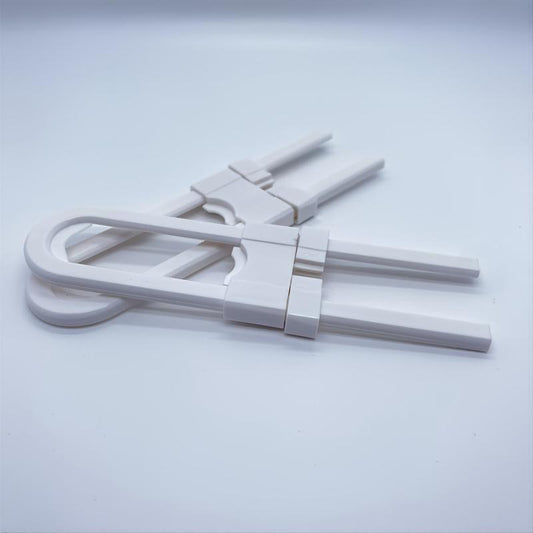 Child Proof Sliding Cabinet Lock Baby Safety U Shaped Latch