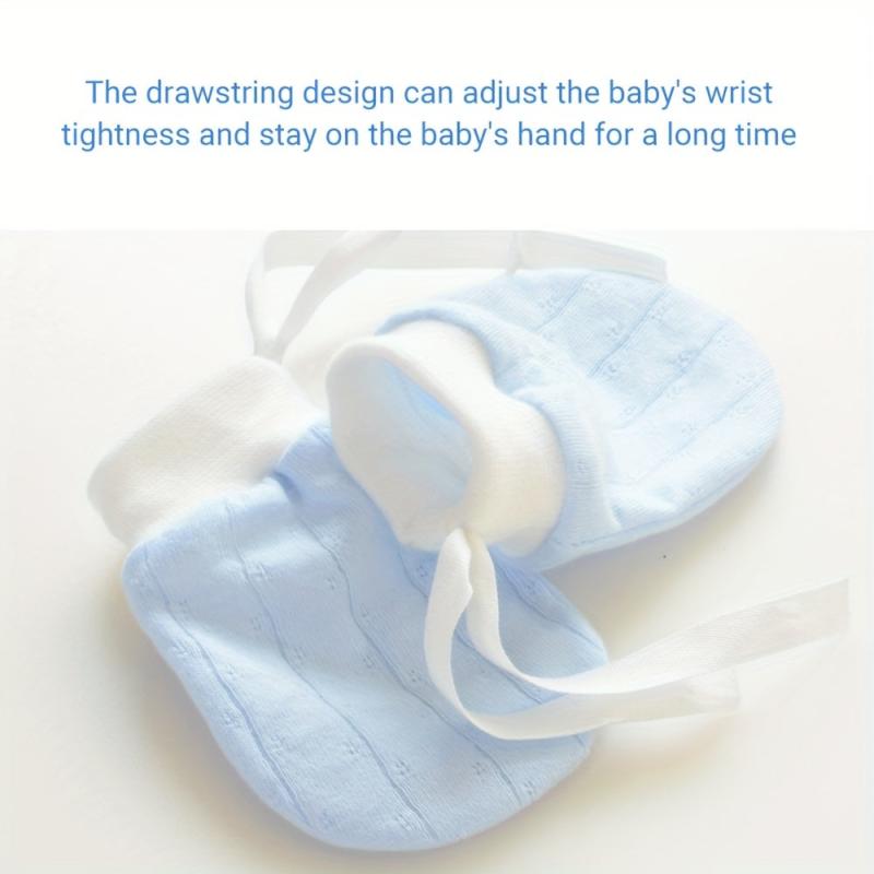 Soft Newborn Baby Cotton Mittens to Protect Skin