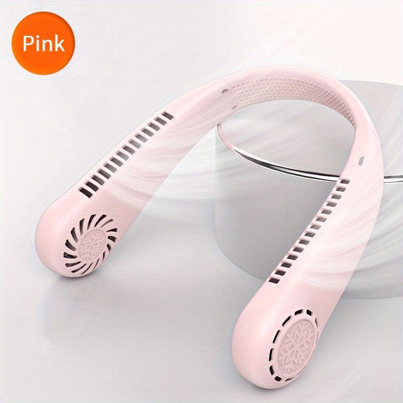 Portable Hanging Fan USB Charging No Blades No Mess