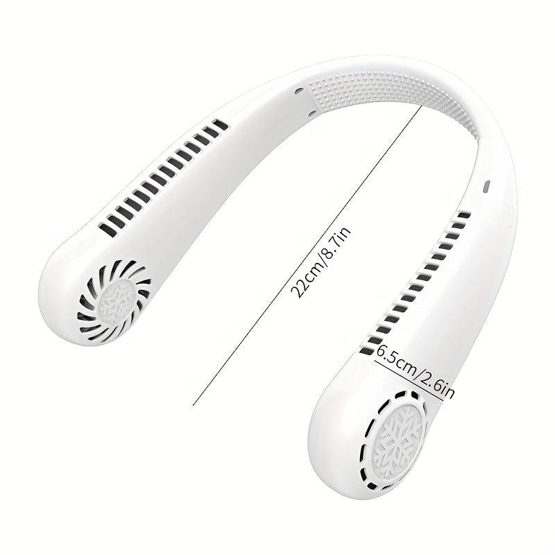 Portable Hanging Fan USB Charging No Blades No Mess