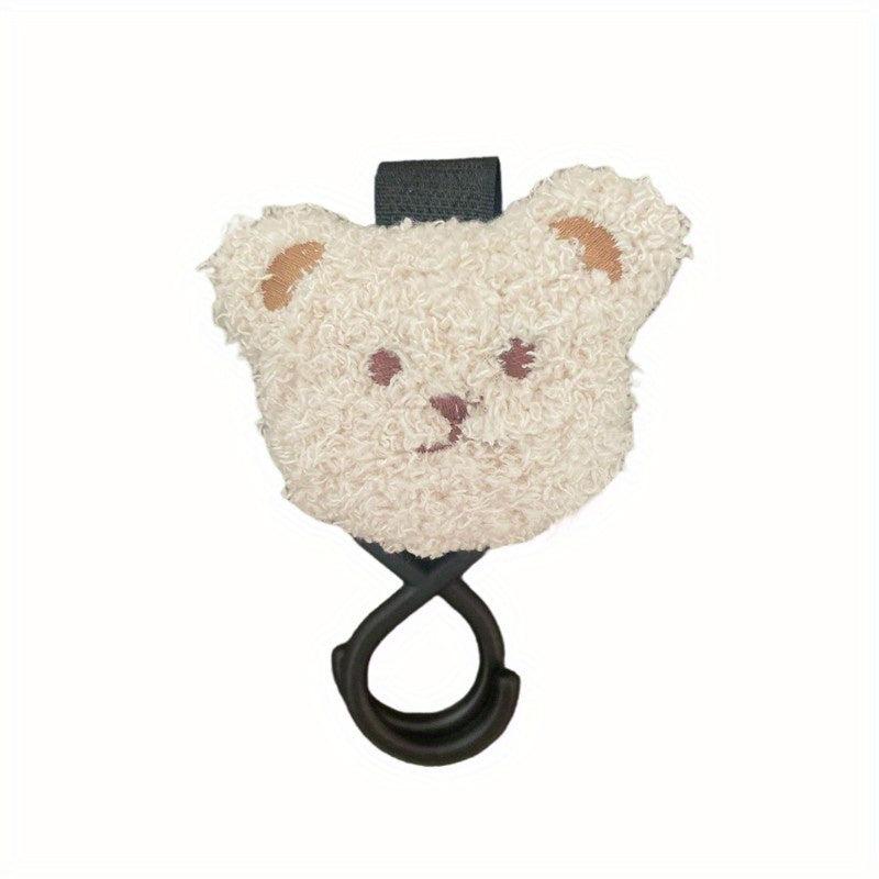 Baby Plush Bear Stroller Hook for Umbrella Car Hanging Bag