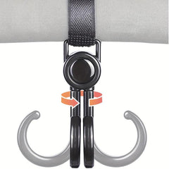2pcs Bike Stroller Hooks Mom Stroller Clips & Accessories